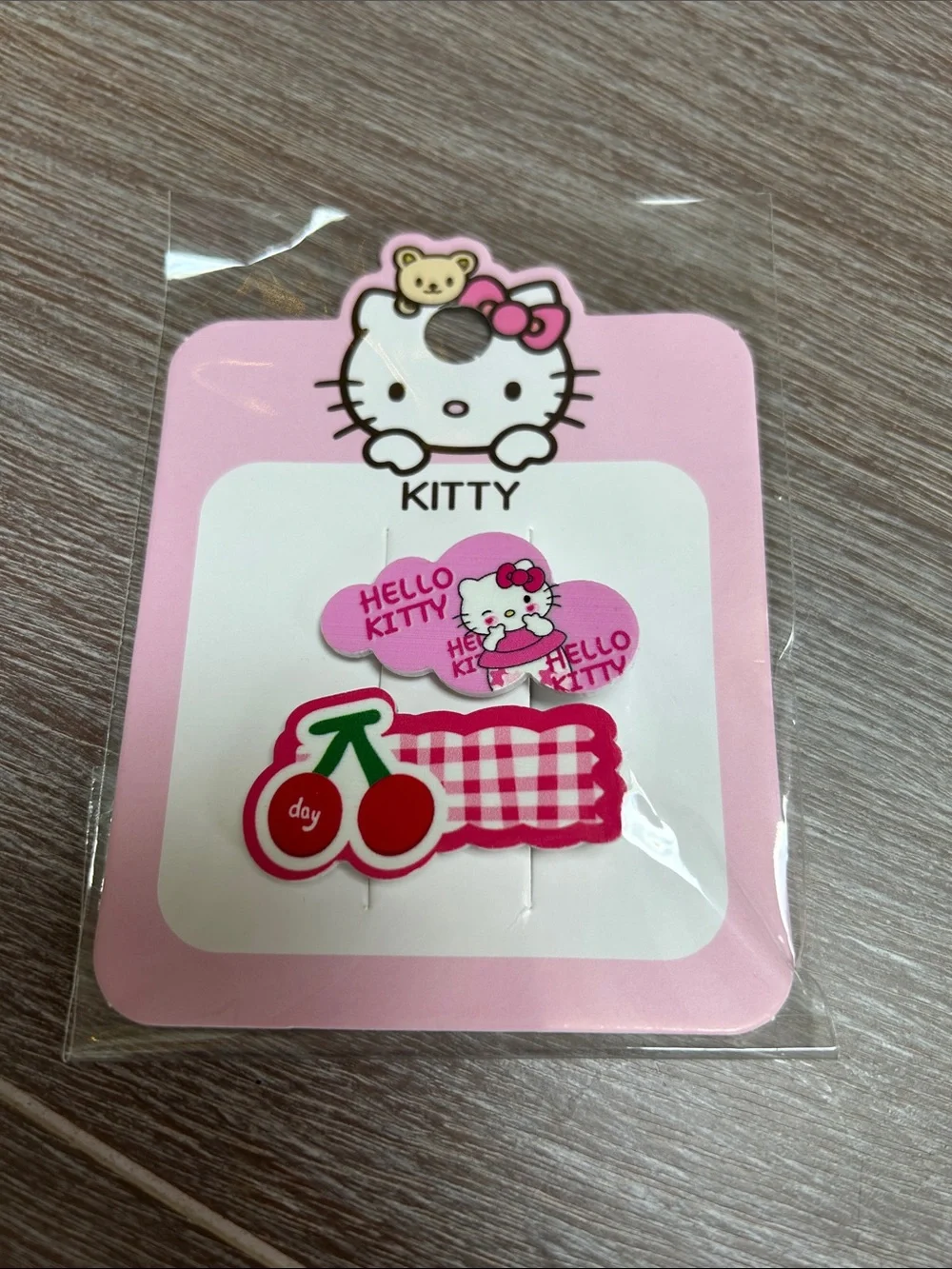 Hello Kitty Pink & White Sleep Mask with Hair Accessories